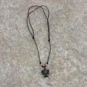 Turquoise and Pearl Necklace